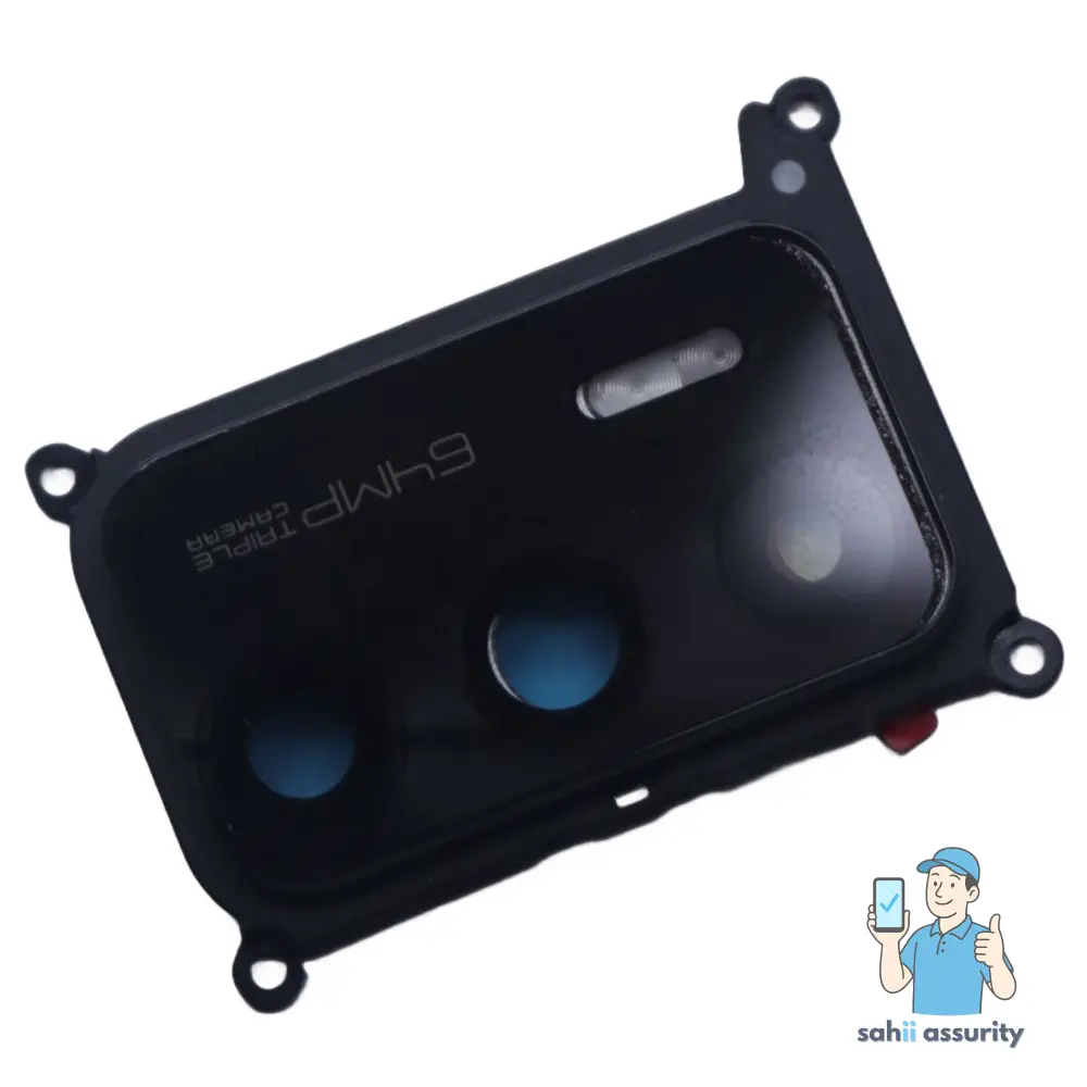 Camera Lens Glass with Frame for Realme X7 Max 5G Black